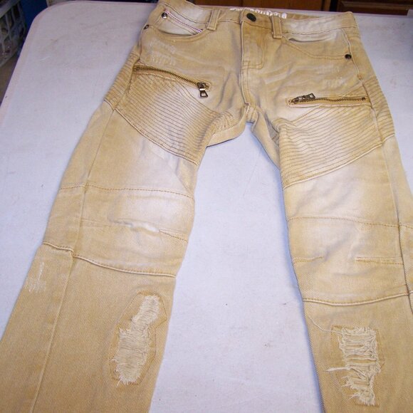 Encrypted Brand Youth Size 10 Distressed Jeans - Picture 1 of 10